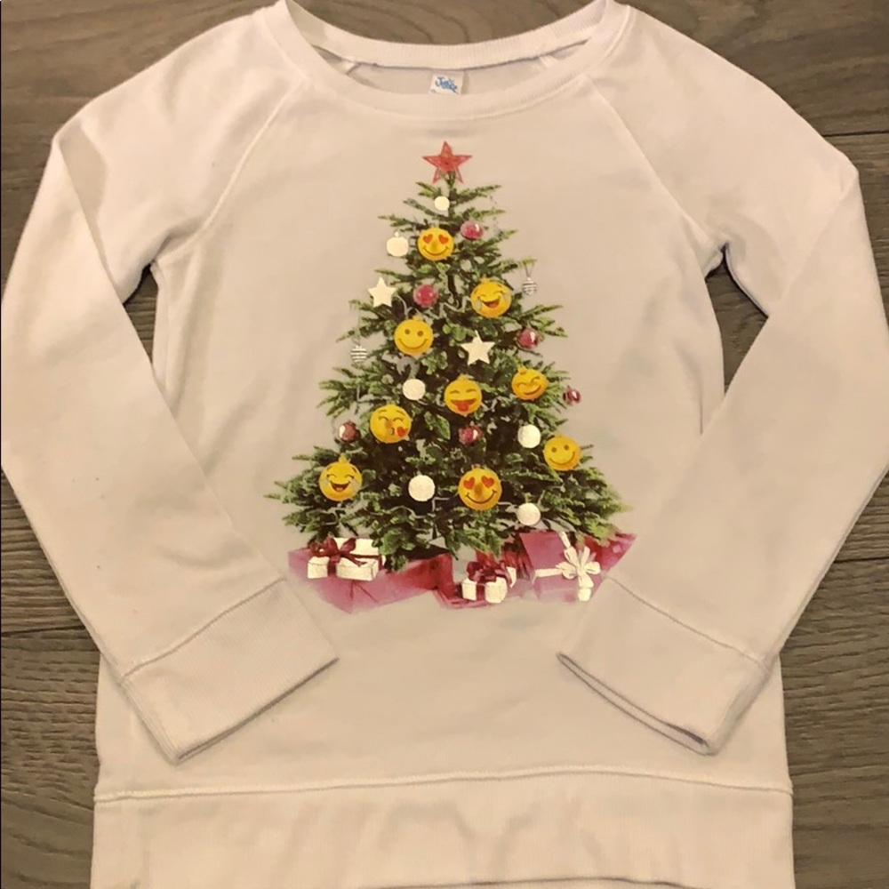 Christmas Tree Emoji Long Sleeve
